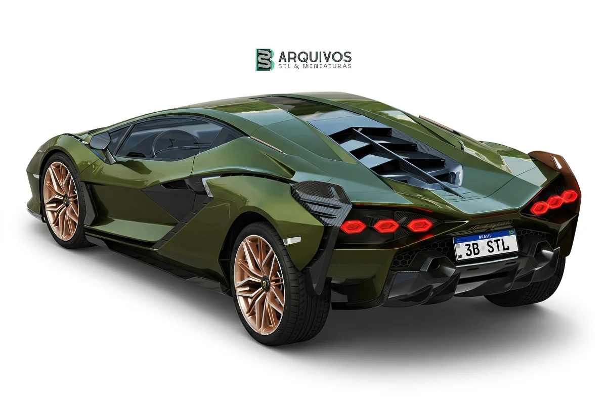 Modelo 3D STL - Lamborghini Sian — foto 2